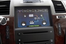 Hybrid-Display des Cadillac 2Mode Hybrid 2007